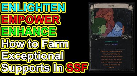 poe ssf enlighten